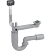 Prevex Sifonas 1 1/2" X 50mm su perpildymu ir skalbimo mašinos jungtimi
