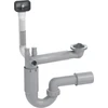 Prevex Sifonas 1 1/2" X 50mm su perpildymu ir skalbimo mašinos jungtimi