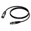 Procab Kabelis XLR kištukas – XLR moteris 1m – CLA901/1