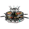 Profi Cook ProfiCook ProfiCook 2in1 Raclette Grilis &amp; Fondue Set PC RG/FD 1245 (juodas/sidabrinis)