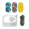 Apsauginis dėklas Sunnylife foApsauginis dėklas Sunnylife skirtas Insta360 GO 3 baltas su lipdukaisr Insta360 GO 3 juodas su lipdukais