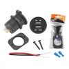 LTC Oem USB automobilinis įkroviklis 12/24V 1A+2.1A montavimui LXG526