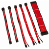 Kolink Core Adept Braided Cable Extension Kit - Raudona