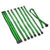 Kolink Core Pro Braided Cable Extension Kit 12V-2×6 Type 2 – Venom Žalias
