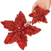 Dirbtinė gėlė puansetija Springos 13x13 cm raudona
