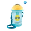 CANPOL BABIES gertuvė su dirželiu ir silikoniniu šiaudeliu So Cool!, 400ml, geltonas, 4/102_yel