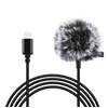 Puluz Jack Lavalier laidinis mikrofonas 1.5m USB-C Type-C PU425