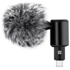 Puluz PU425 1.5 m USB-C prisegamas mikrofonas
