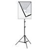 Puluz apšvietimo stovas foto studijai 50x70cm trikojis LED lemputė 1vnt