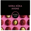 Pure Chocolate Pieniško šokolado triufeliai PURE su sūrio pyrago skonio grietinėlės užpildu ir avietėmis, 96g