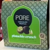 Pure Chocolate Pieninio šokolado triufeliai su traškaus pistacijų kremo įdaru 94 g PURE