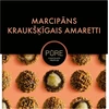 Pure Chocolate Šokoladiniai triufeliai PURE su marcipaninio kremo įdaru ir traškiu amaretti sausainių dekoru, 96g