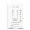 Puro 12W USB-A – Lightning Spiral kabelis 1m – baltos spalvos