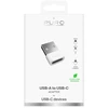 Puro USB-C - USB-A adapteris - Baltas