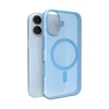 Puro Daylight Magsafe Compatible Silikoninis dėklas for iPhone 17 - Translucent Mėlyna