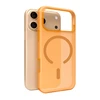 Puro Daylight Magsafe Compatible Silikoninis dėklas for iPhone 17 Pro - Translucent Oranžinis