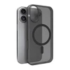 Puro Daylight Magsafe Compatible Silikoninis dėklas for iPhone 17 - Translucent Juodas