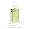 Puro Daylight Magsafe Compatible Silicone dėklas skirtas Apple iPhone 17 – Translucent žalios spalvos