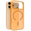 Puro Daylight Magsafe Compatible Silikoninis dėklas for iPhone 17 Pro - Translucent Oranžinis