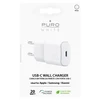 Puro Elektrik Puro Baltas 20W Power Delivery USB-C sieninis įkroviklis – baltas