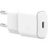 Puro Elektrik Puro Baltas 20W Power Delivery USB-C sieninis įkroviklis – baltas