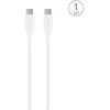 Puro Elektrik Puro Plain USB-C – USB-C 2A 1m kabelis – baltas