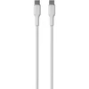 Puro Elektrik Puro Soft duomenų perdavimo ir įkrovimo kabelis | USB-C į USB-C | 60W | 1,5 m | baltas