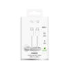 Puro Fabrik 4 240W pintas USB-C – USB-C 1m kabelis – baltos spalvos
