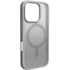 Puro Gradient MagSafe Silikoninis dėklas for iPhone 16 Pro Max - Sidabrinis