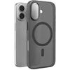 Puro „Lightfeel“ dėklas, skirtas „iPhone 17“, suderinamas su „MagSafe“ – skaidrus ir juodas