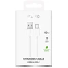 Puro PUCAC10W3MTWHI duomenų perdavimo ir įkrovimo kabelis | USB-A į USB-C | 10W | 3 m | balta