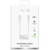 Puro PUCCC25WSPWHI duomenų perdavimo ir įkrovimo kabelis | USB-C į USB-C | 25 W | 1 m | baltas