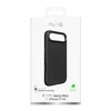 Puro Pure Icon Mag Pro Liquid Silicone dėklas skirtas Apple iPhone 17 Air, MagSafe Compatible, with Camera Protection and Aluminum Mygtukai – juodos spalvos