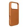 Puro Icon Mag Pro Liquid Silikoninis dėklas for iPhone 17 Pro, MagSafe Compatible, with Camera Protection and Aluminum Mygtukai - Oranžinis