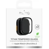 Puro Tempered Glass with Titanium Bezel for Apple Watch Ultra / Ultra 2 / Ultra 3M - Juodas