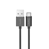 Puro TPE 12W USB-A – microUSB 1m kabelis – juodos spalvos