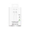 Puro TPE 20W USB-C – Lightning kabelis 3m – baltos spalvos
