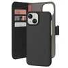 SBS Nuimama PURO piniginė – dėklas 2 viename, skirtas iPhone 15 Plus (juodas)
