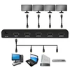 Qoltec 51798 aktyvus HDMI skirstytuvas 4 x HDMI 4K x 2K | 3,4 Gb/s
