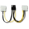 QOLTEC 50433 Qoltec Adapteris 2x MOLEX female PCI-E 8 pin 15cm