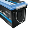 Qoltec LiFePO4 ličio geležies fosfato baterija | 12.8V | 200Ah | 2560Wh | BMS