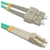 „Qoltec“ šviesolaidinis laidas LC/UPC - SC/UPC | Daugiarežimas | 50/125 | OM4 | Dvipusis | 5 m