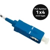 Qoltec Splitter 1x4 | SC/PC - SC/PC | G.657A | Singlemode | 0.9 mm