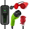 Qoltec Adapteris siłowy do ładowarek EV | gniazdo CEE 16A 5P | Przejściówka 400V na SCHUKO 230V | max 16A | 3.5 kW