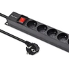 Aliumininis maitinimo juostelė pdu skirtas stovo 16a 16 x prancūzų vertikalus 18 m Qoltec