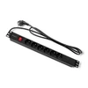 QOLTEC 54470 Maitinimo juostelė RACK spintelėms 1U 16 PDU 6xFRENCH 2m