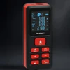 „Qoltec Precision“ skaitmeninis lazerinis atstumo matuoklis su elektroniniu nivelyru | su LCD ekranu | 120 m
