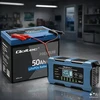 Qoltec Inteligentna kroviklis 12V 6A | Prostownik su funkcija naprawy | MCU | Auto OFF | 9-stopniowe ładowanie | AGM GEL LiFePO4