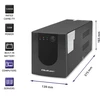 QOLTEC 53775 nepertraukiamo maitinimo linijos interaktyvus monolitas 1200VA 720W