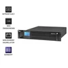 QOLTEC 53945 Nepertraukiamo maitinimo šaltinis UPS RACK 1KVA 800W LCD